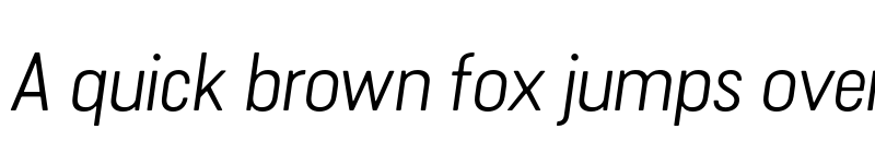 Preview of FONTSPRING DEMO - Cervino Expanded Italic Regular font