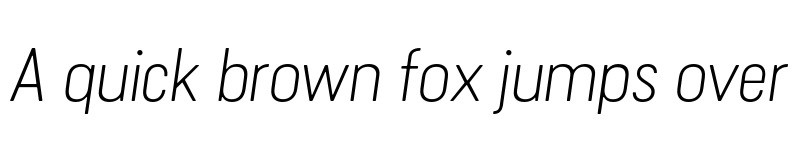 Preview of FONTSPRING DEMO - Cervino Light Expanded Italic Regular font