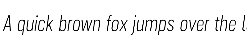 Preview of FONTSPRING DEMO - Cervino Light Neue Italic Regular font
