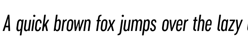 Preview of FONTSPRING DEMO - Cervino Medium Condensed Italic Regular font