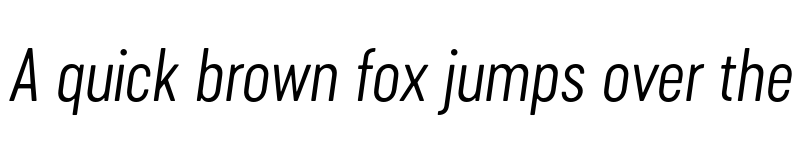 Preview of FONTSPRING DEMO - Cervino Neue Italic Regular font