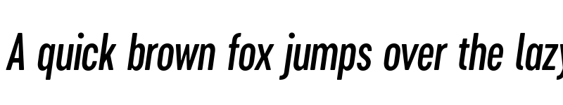 Preview of FONTSPRING DEMO - Cervino SemiBold Cond Italic Regular font