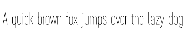 Preview of FONTSPRING DEMO - Cervino Thin Condensed Regular font