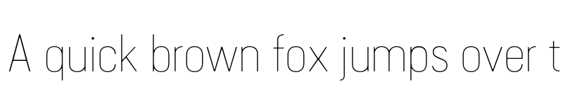 Preview of FONTSPRING DEMO - Cervino Thin Expanded Regular font