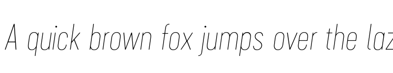 Preview of FONTSPRING DEMO - Cervino Thin Neue Italic Regular font