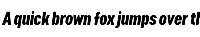 Preview of FONTSPRING DEMO - Cervo Neue Con Bold Italic Regular font