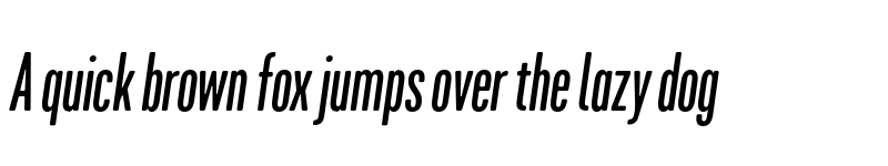 Preview of FONTSPRING DEMO - Cervo Neue Con Light Italic Regular font