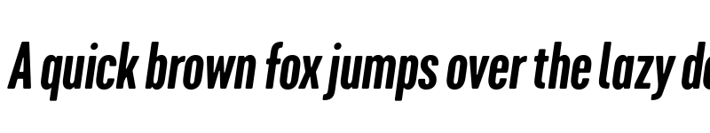 Preview of FONTSPRING DEMO - Cervo Neue Con Medium Italic Regular font