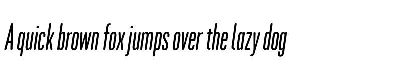 Preview of FONTSPRING DEMO - Cervo Neue Con XtrLight Italic Regular font