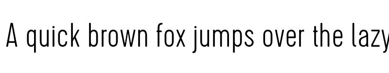 Preview of FONTSPRING DEMO - Cervo Thin Regular font