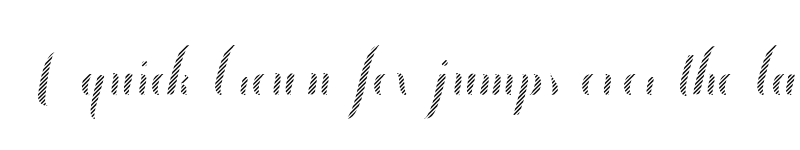 Preview of FONTSPRING DEMO - Chameleon Fill Stripe4 Stripe4 font