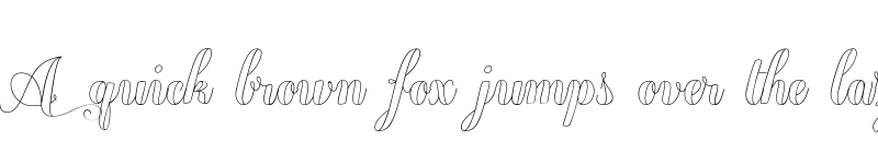 Preview of FONTSPRING DEMO - Chameleon Outline2 Outline2 font