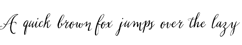 Preview of FONTSPRING DEMO - Chameleon Pen Italic font