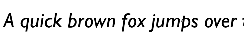 Preview of FONTSPRING DEMO - Chantilly Pro Medium Italic font