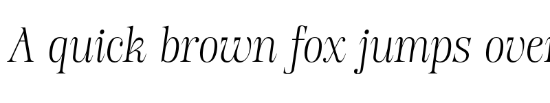 Preview of FONTSPRING DEMO - Chantress Vittorea Italic font