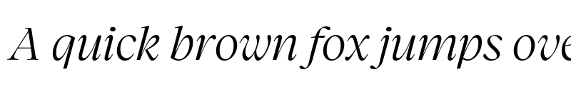 Preview of FONTSPRING DEMO - Charlea Light Italic font