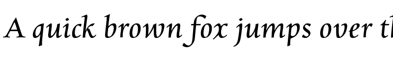 Preview of FONTSPRING DEMO - Charpentier Renaissance Pro Italic font