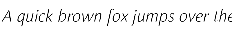 Preview of FONTSPRING DEMO - Charpentier Sans Pro 36 Maigre Italique font