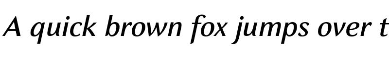Preview of FONTSPRING DEMO - Charpentier Sans Pro 56 Normal Italique font
