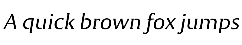 Preview of FONTSPRING DEMO - Chartre Italic font