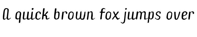Preview of FONTSPRING DEMO - Checkin Script Oblique Layer Base Regular font