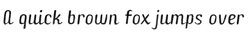 Preview of FONTSPRING DEMO - Checkin Script Oblique Layer Texture Regular font