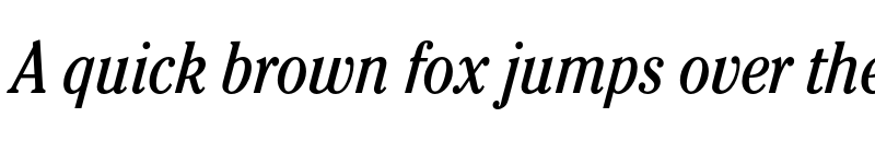 Preview of FONTSPRING DEMO - Cheltenham FS Cond Italic font