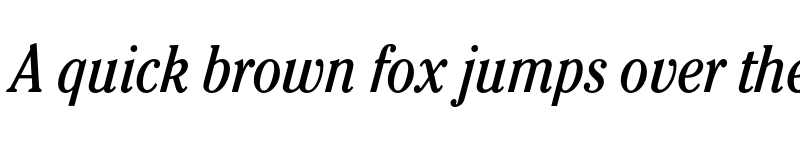 Preview of FONTSPRING DEMO - Cheltenham Pro Cd Italic font