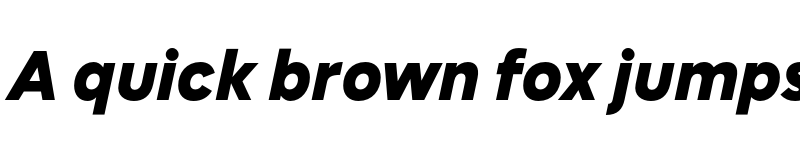 Preview of FONTSPRING DEMO - Chesna Grotesk Black Italic font