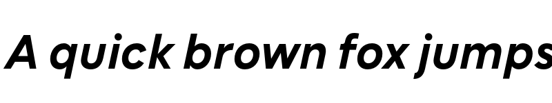 Preview of FONTSPRING DEMO - Chesna Grotesk Bold Italic font