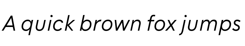 Preview of FONTSPRING DEMO - Chesna Grotesk Book Italic font