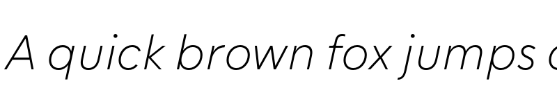 Preview of FONTSPRING DEMO - Chesna Grotesk Extra Light Italic font