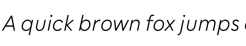 Preview of FONTSPRING DEMO - Chesna Grotesk Light Italic font