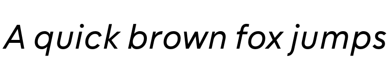 Preview of FONTSPRING DEMO - Chesna Grotesk Regular Italic font