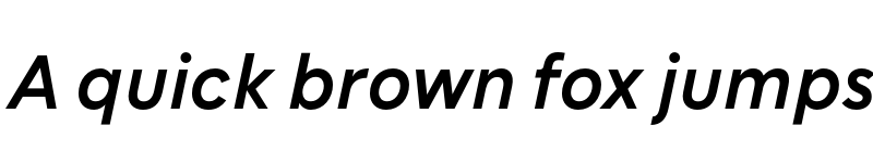 Preview of FONTSPRING DEMO - Chesna Grotesk Semi Bold Italic font