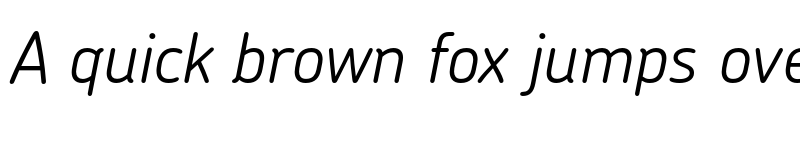 Preview of FONTSPRING DEMO - Chevin Pro Light Italic font