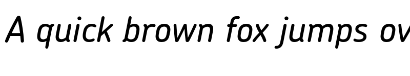 Preview of FONTSPRING DEMO - Chevin Pro Medium Italic font