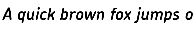 Preview of FONTSPRING DEMO - Chevin Std DemiBold Italic font