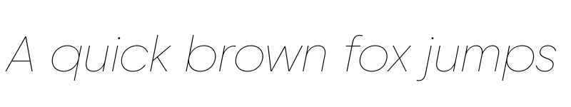 Preview of FONTSPRING DEMO - Chopin ExtraLight Italic font