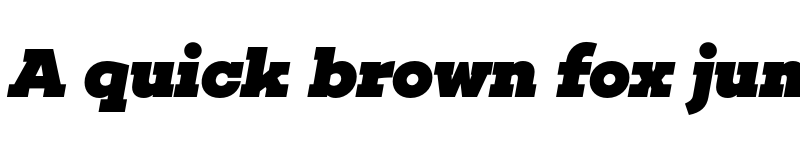 Preview of FONTSPRING DEMO - Choplin Black Italic font