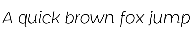 Preview of FONTSPRING DEMO - Chopsee Light Italic font