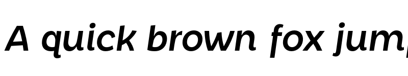 Preview of FONTSPRING DEMO - Chopsee Semi Bold Italic font