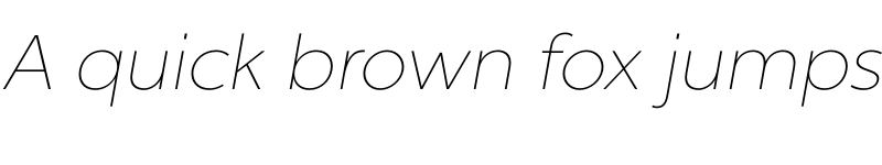 Preview of FONTSPRING DEMO - Chronica Pro Thin Italic font