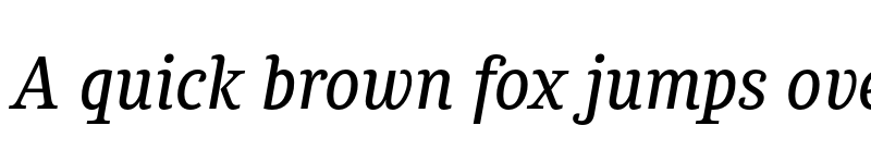 Preview of FONTSPRING DEMO - Chucara next Italic font