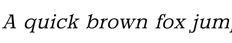 Preview of FONTSPRING DEMO - Churchward Newstype Light It Regular font