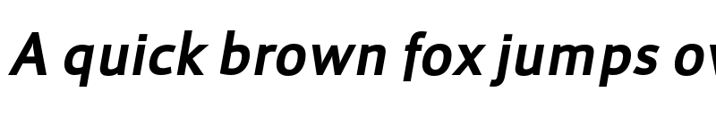 Preview of FONTSPRING DEMO - Cielo Bold Italic Bold Italic font