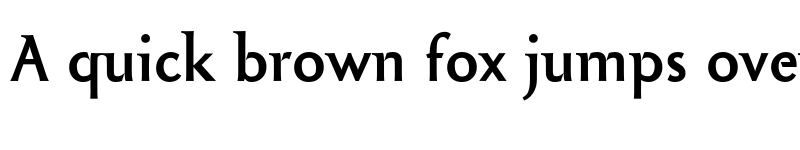 Preview of FONTSPRING DEMO - CimiezBoldDemiSerif Regular font