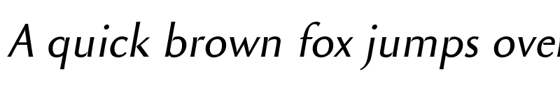Preview of FONTSPRING DEMO - CimiezItalic Italic font