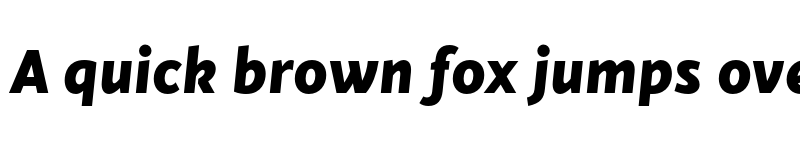 Preview of FONTSPRING DEMO - Cinta Heavy Italic font