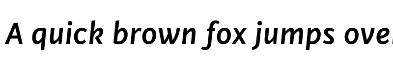 Preview of FONTSPRING DEMO - Cinta Medium Italic font